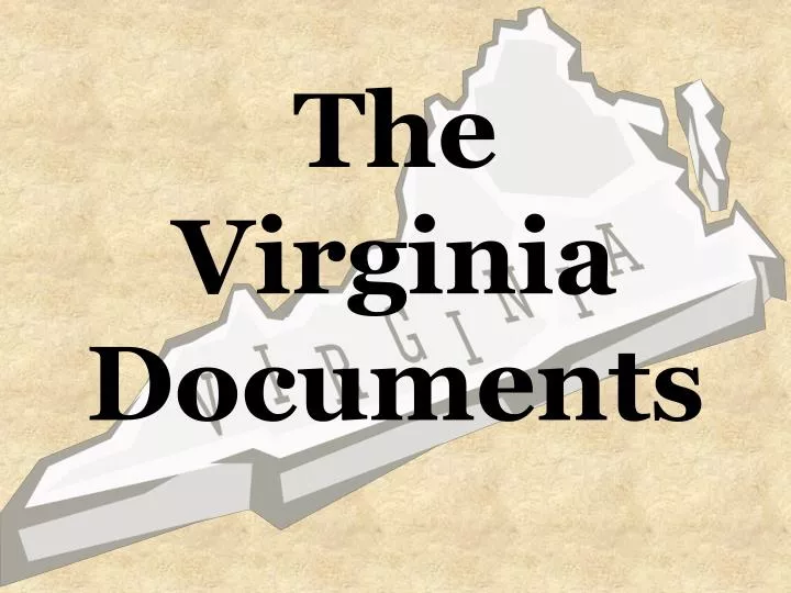 the virginia documents