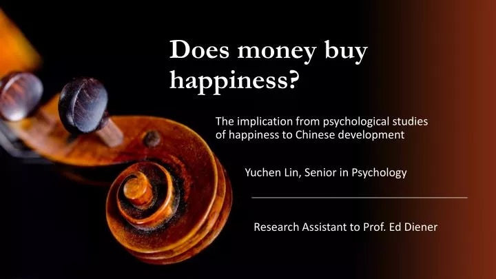 does money buy happiness