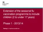 Key messages - slide 1