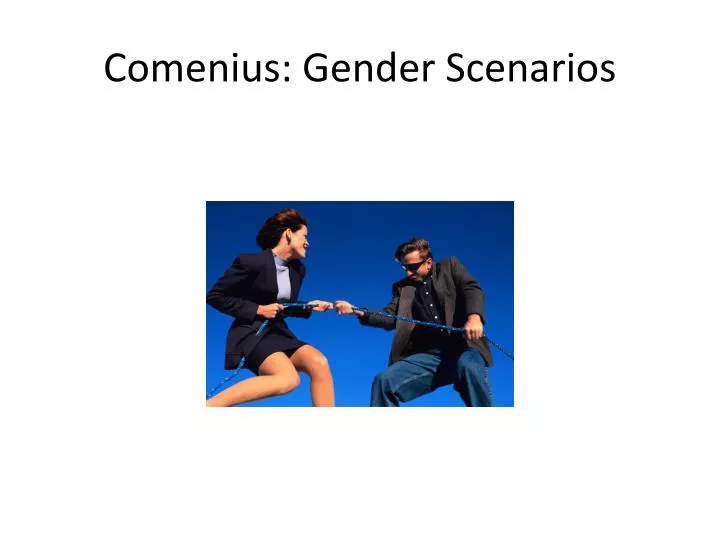comenius gender scenarios
