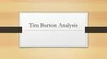 Tim Burton Analysis