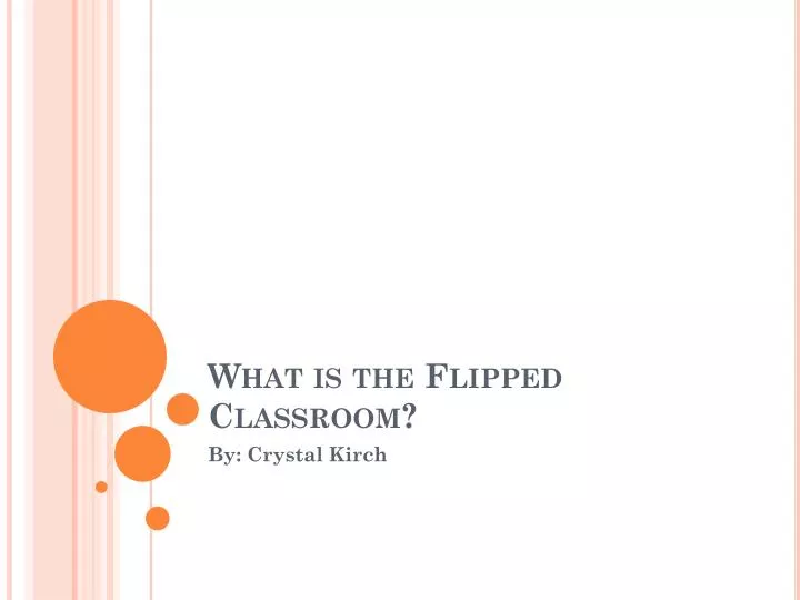 what is the flipped classroom