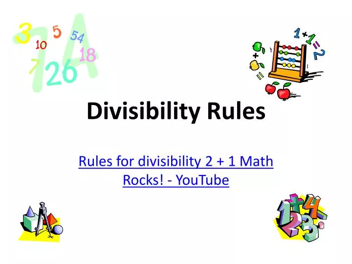 powerpoint presentation on divisibility rules