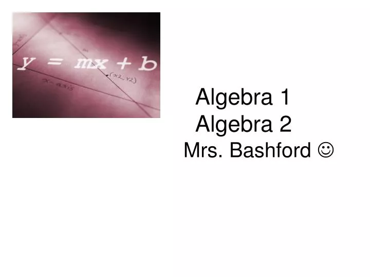 algebra 1 algebra 2