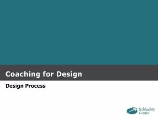 Coaching for Design