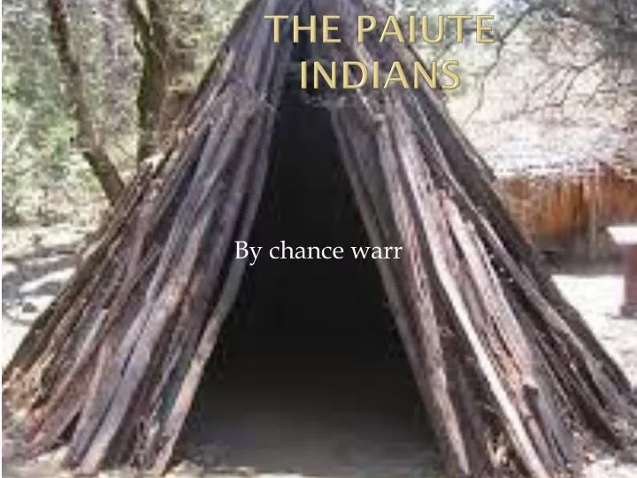 the paiute indians