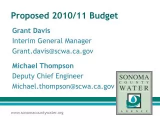 Proposed 2010/11 Budget