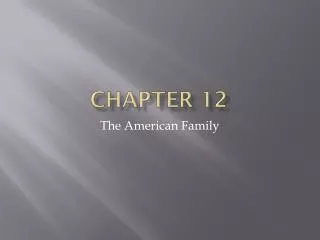 Chapter 12