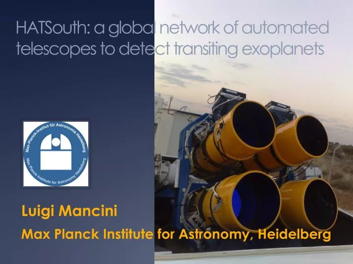 hatsouth a global network of automated telescopes to detect transiting exoplanets