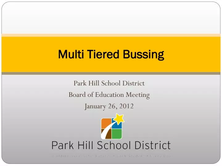 multi tiered bussing