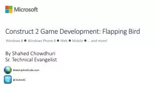 Construct 2 Game Development: Flapping Bird