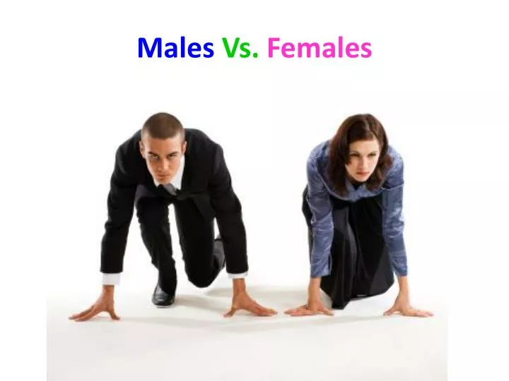males vs females