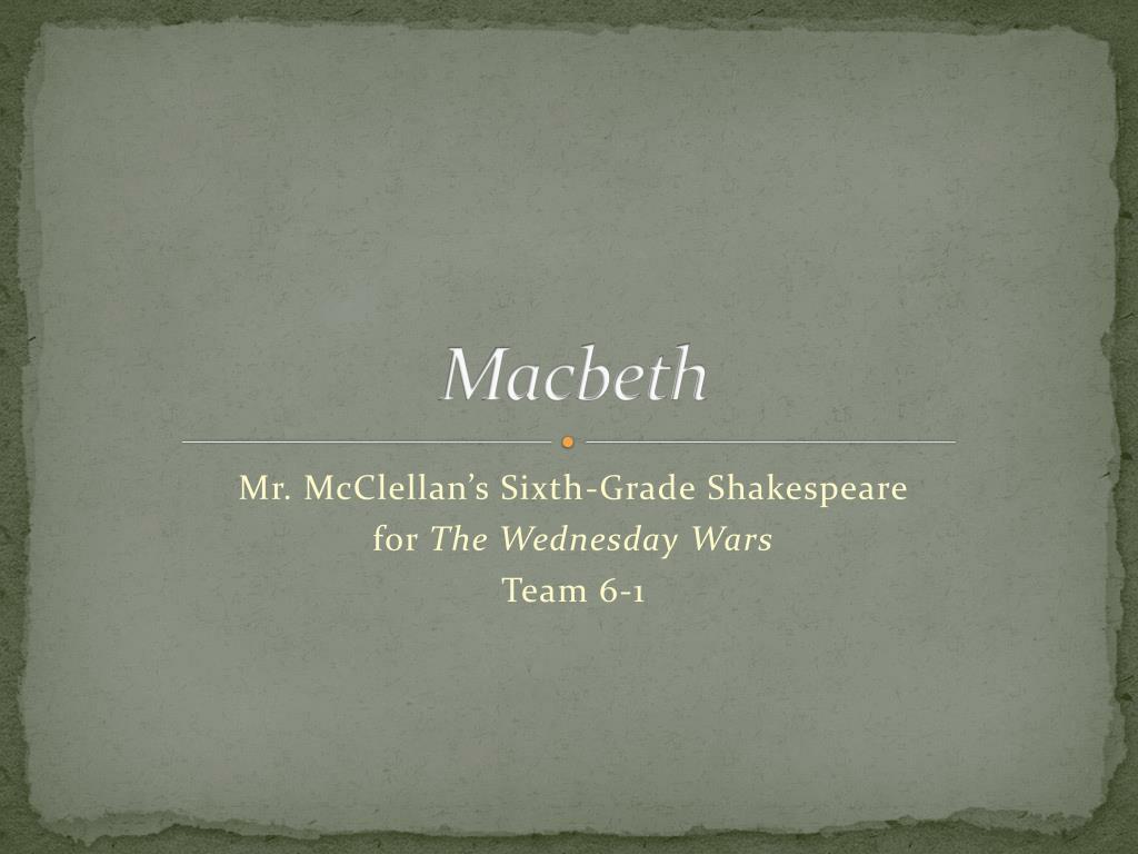 PPT - Macbeth PowerPoint Presentation, free download - ID:2322761