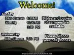 Welcome ! - slide 1