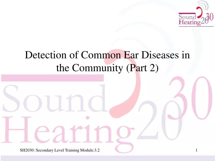 detection of common ear diseases in the community part 2