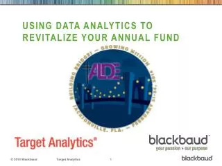 Using Data Analytics to Revitalize Your Annual Fund