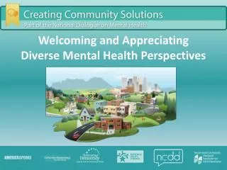 Welcoming and Appreciating Diverse Mental Health Perspectives