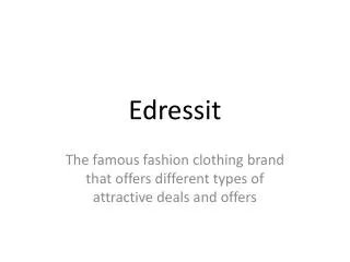 Edressit Group Purchase Offer