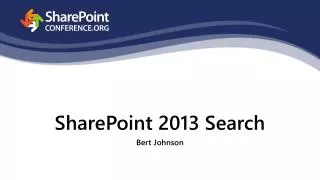 SharePoint 2013 Search