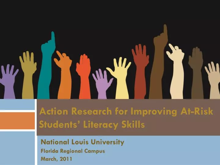 action research for improving at risk students literacy skills