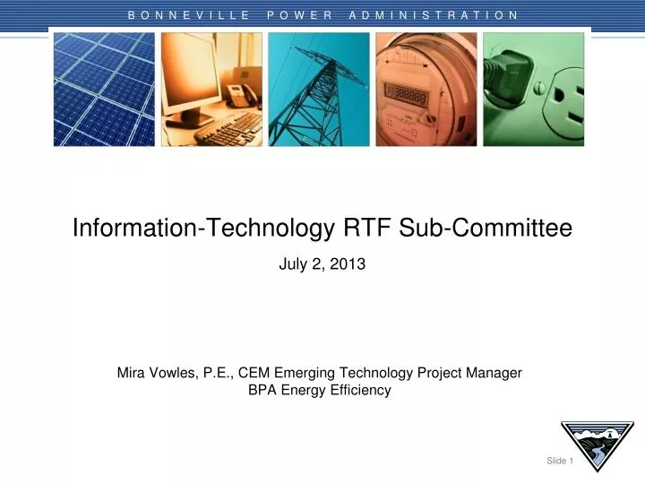 information technology rtf sub committee july 2 2013