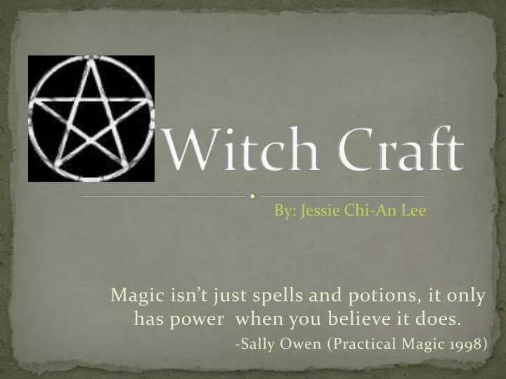 witch craft