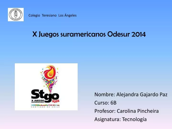 x juegos suramericanos odesur 2014
