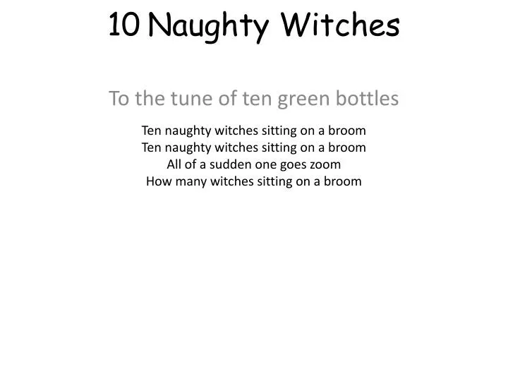 10 naughty witches