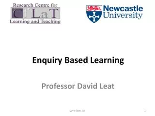 Enquiry Based Learning