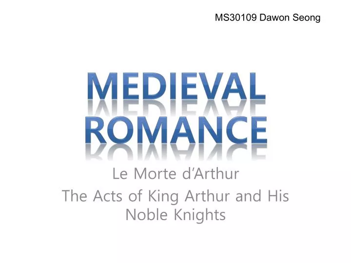 medieval romance