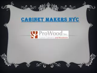 Cabinet Makers NYC