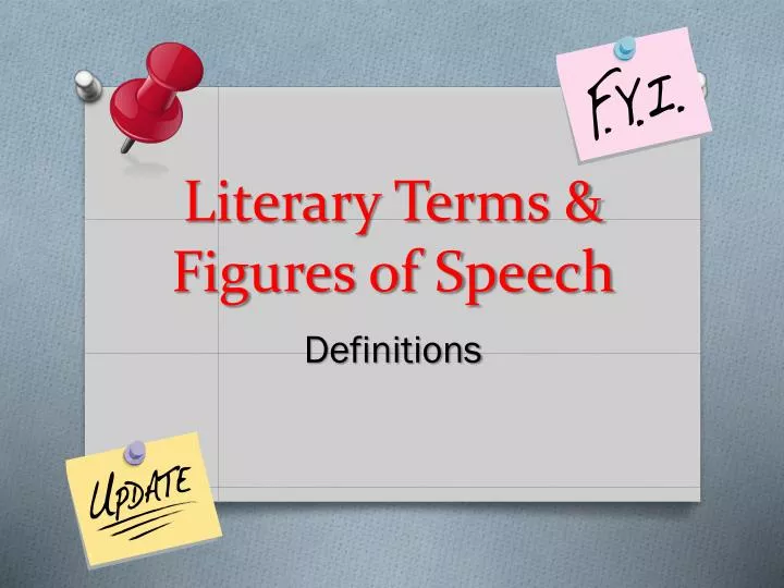 literary terms figures of speech