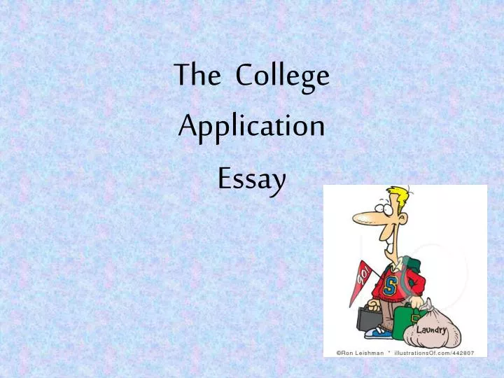 the college application essay