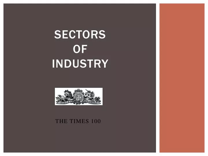 sectors of industry