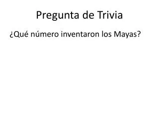 pregunta de trivia