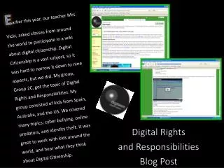 Digital Rights and Responsibilities Blog Post
