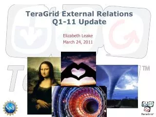 TeraGrid External Relations Q1-11 Update
