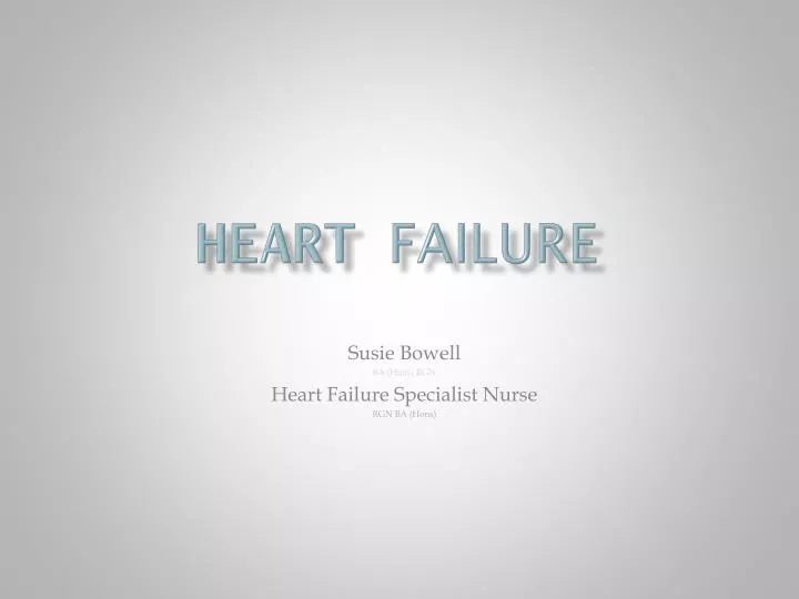 heart failure