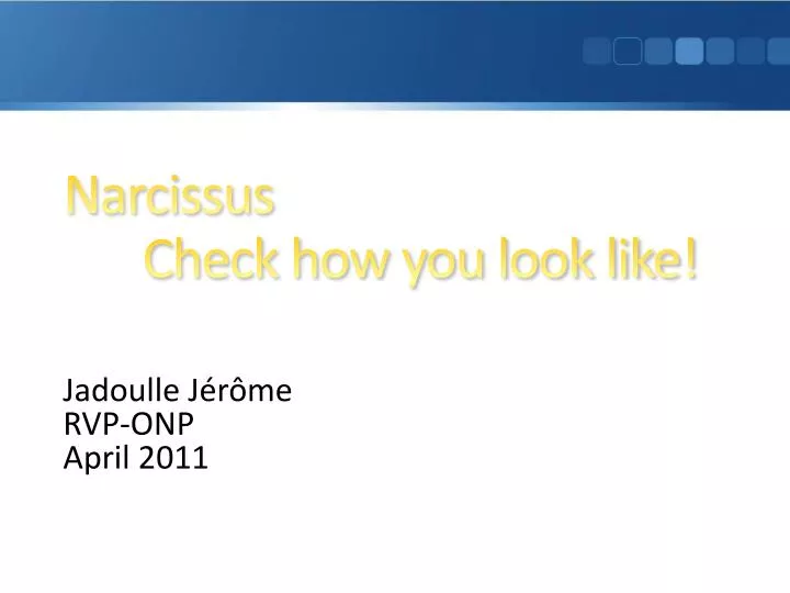 narcissus check how you look like