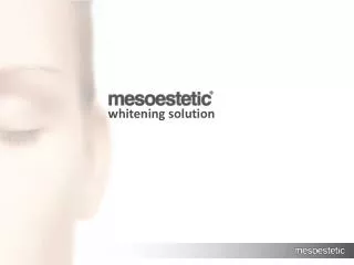 whitening solution