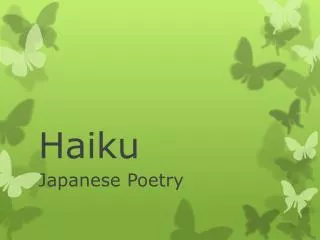 Haiku