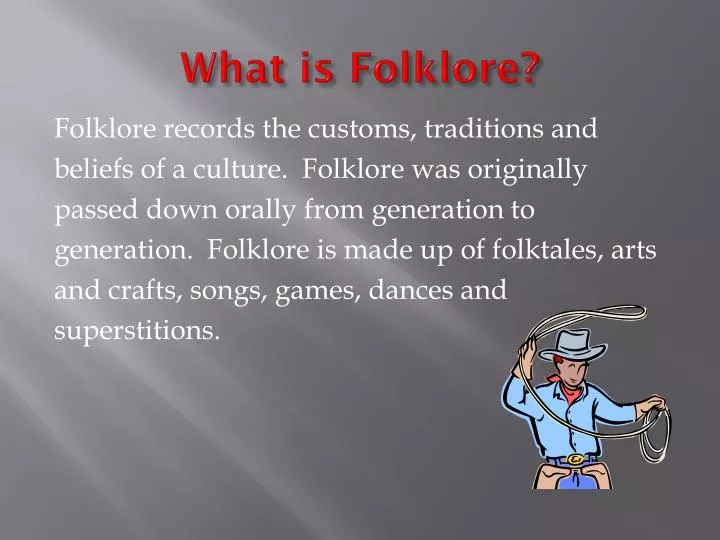 what is folklore