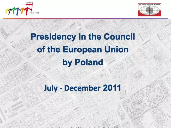 presidency in the council of the european union by poland july december 2011