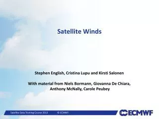 Satellite Winds