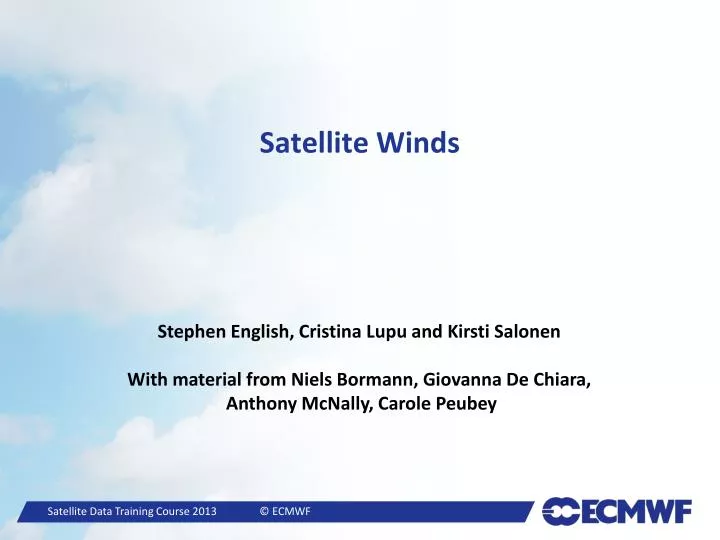 satellite winds