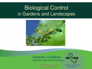 Biological Control in Gardens and Landscapes
