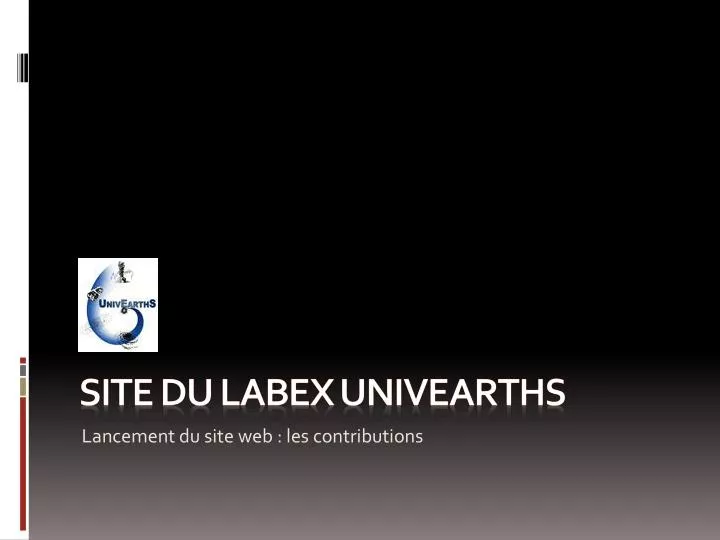 site du labex univearths