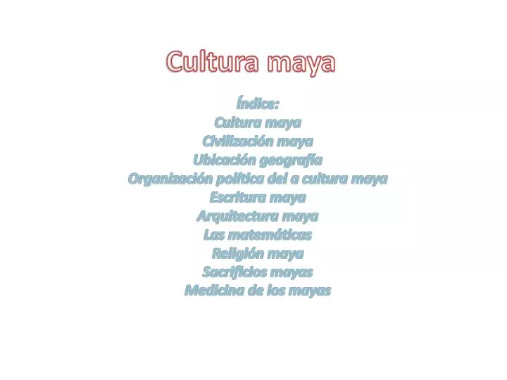 cultura maya