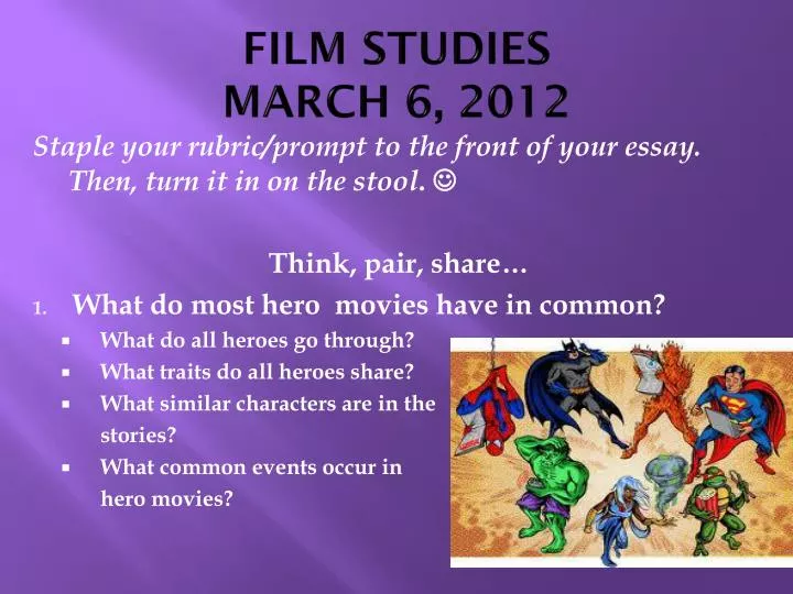 film studies march 6 2012