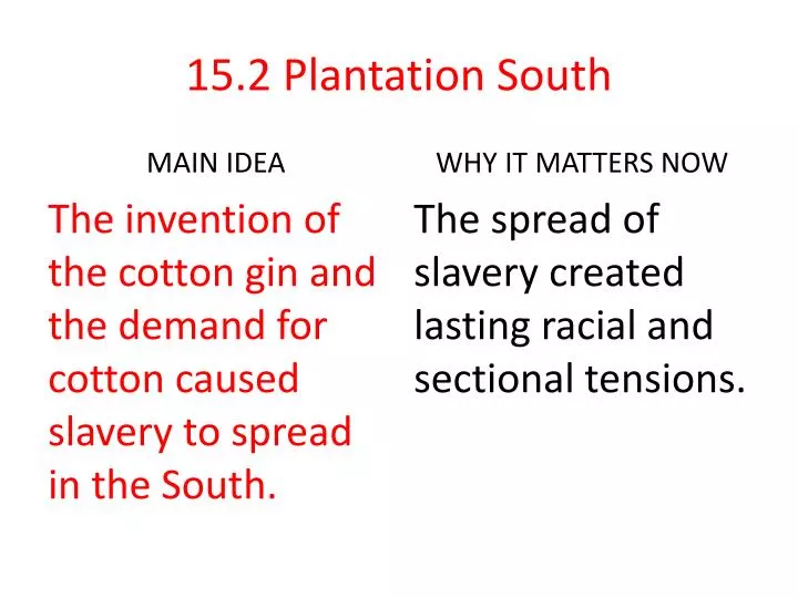 15 2 plantation south